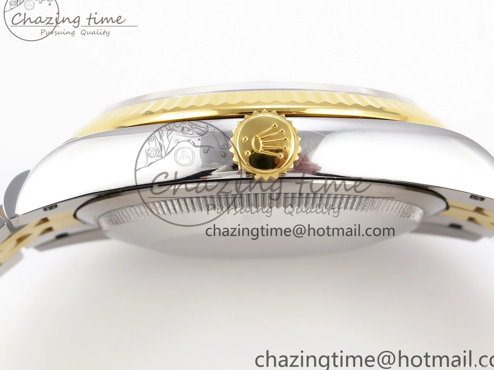 Good Copy Rolex Watches Best 904L on VS Premium Edition 1897 YG Diamonds 1:1 36 Jubilee Steel Textured SS Bracelet DateJust 126233 Dial VSF 0102